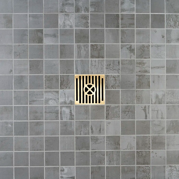 Angela Harris Alloy 2" x 2" Porcelain Metal Look Mosaic Wall & Floor Tile Tile ( 0.92 sq. ft. / box )