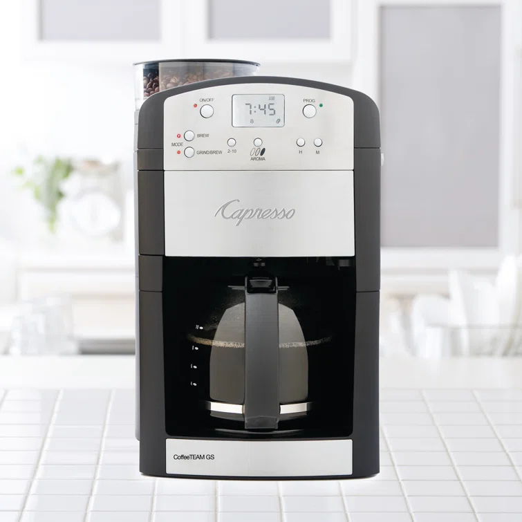 Capresso CoffeeTEAM GS Grind & Brew Coffee Maker