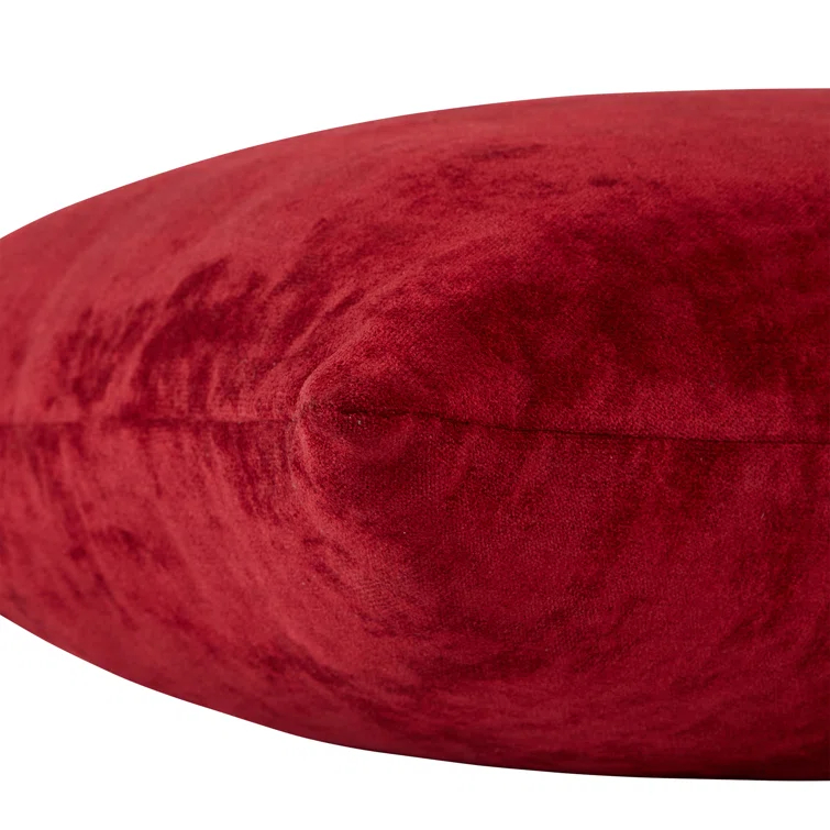 Velvet Polyester Throw Pillow