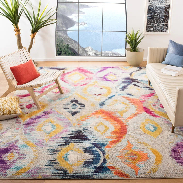 Theresa Performance Geometric Rug