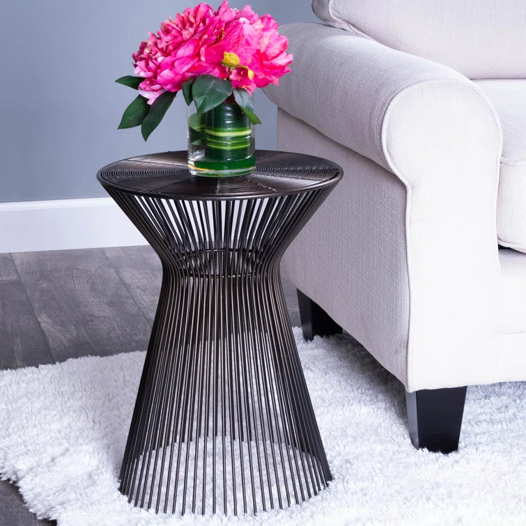 Alberte Iron End Table