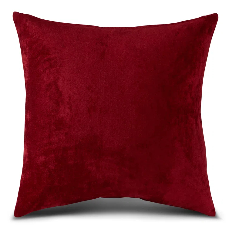 Velvet Polyester Throw Pillow