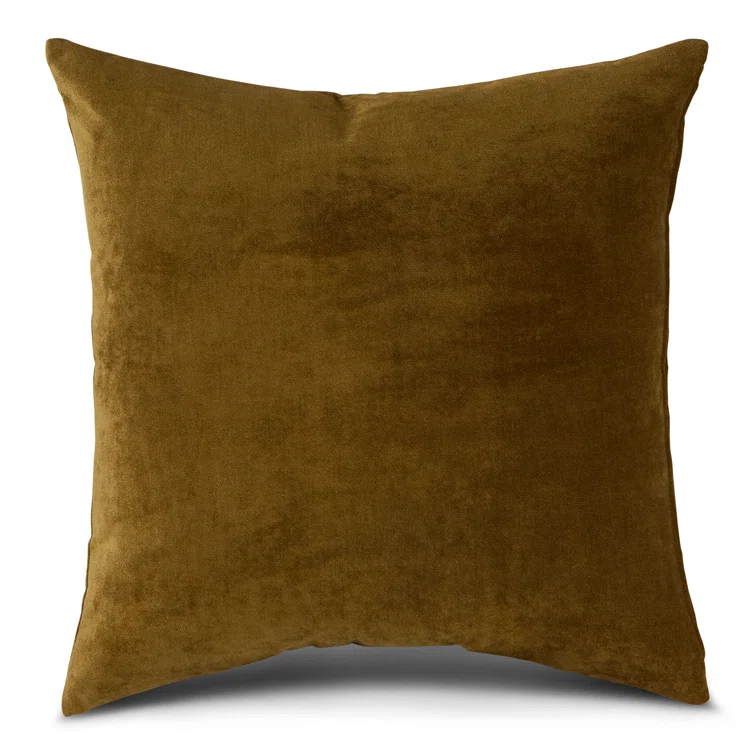 Velvet Polyester Throw Pillow
