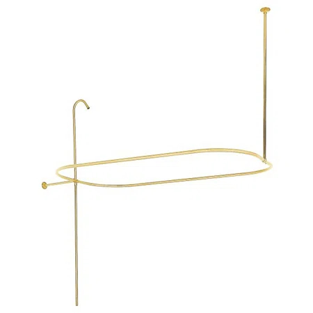 Kingston Brass Vintage Shower Riser with Rectangular Enclosure