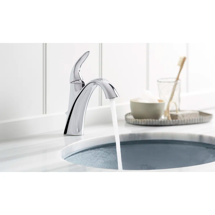 Alteo Single Hole Bathroom Faucet with Drain Assembly