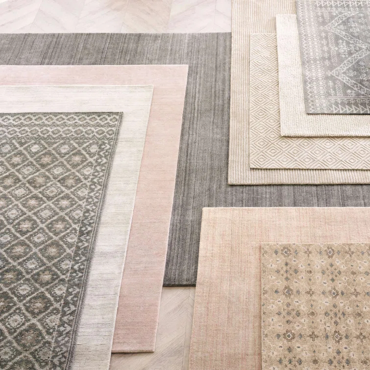 Icelandia White Hand Knotted Viscose Rug