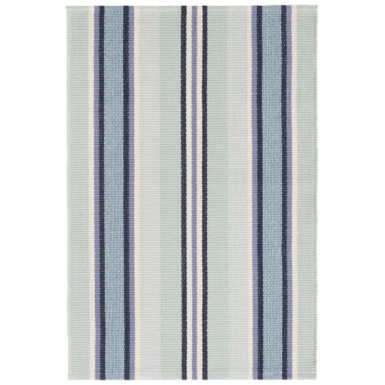 Barbados Stripe Handwoven Cotton Rug
