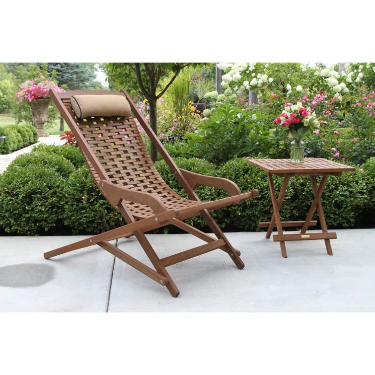 Fleur 19.5'' Fliptop Outdoor Side Table