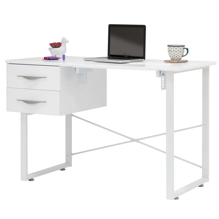 Sew Ready 47.25'' x 23.5'' Sewing Table with Sewing Machine Platform