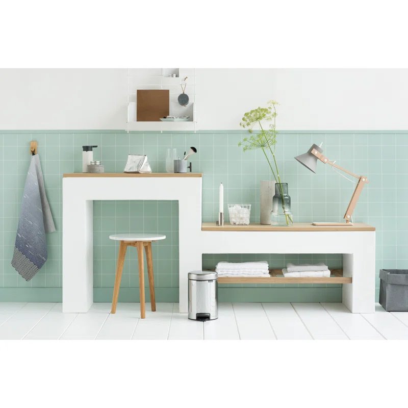 Brabantia NewIcon Step On Trash Can, 0.8 Gallon (3 Liter)