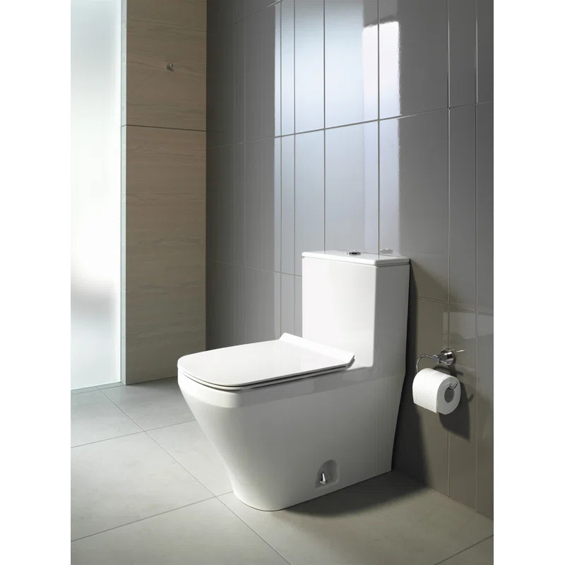 DuraStyle Dual Flush Elongated One-Piece Toilet (Seat Not Included)