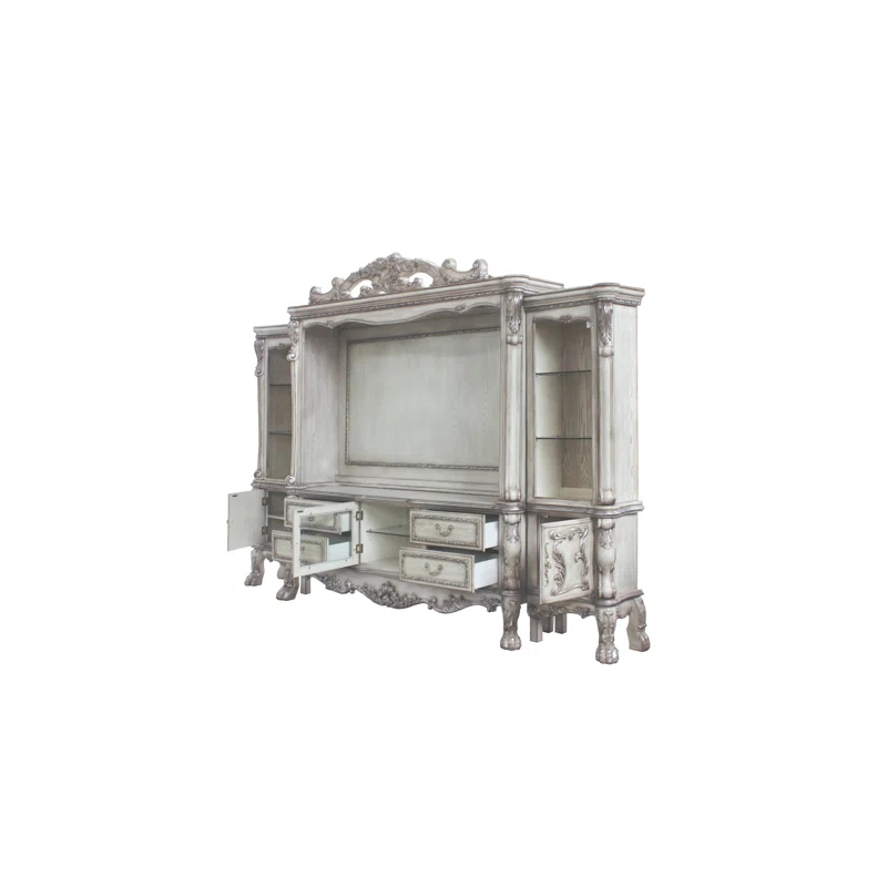 Rosdorf Park Meriel Entertainment Center In Vintage Bone White