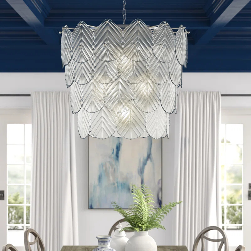 Murano Leaf Chandelier