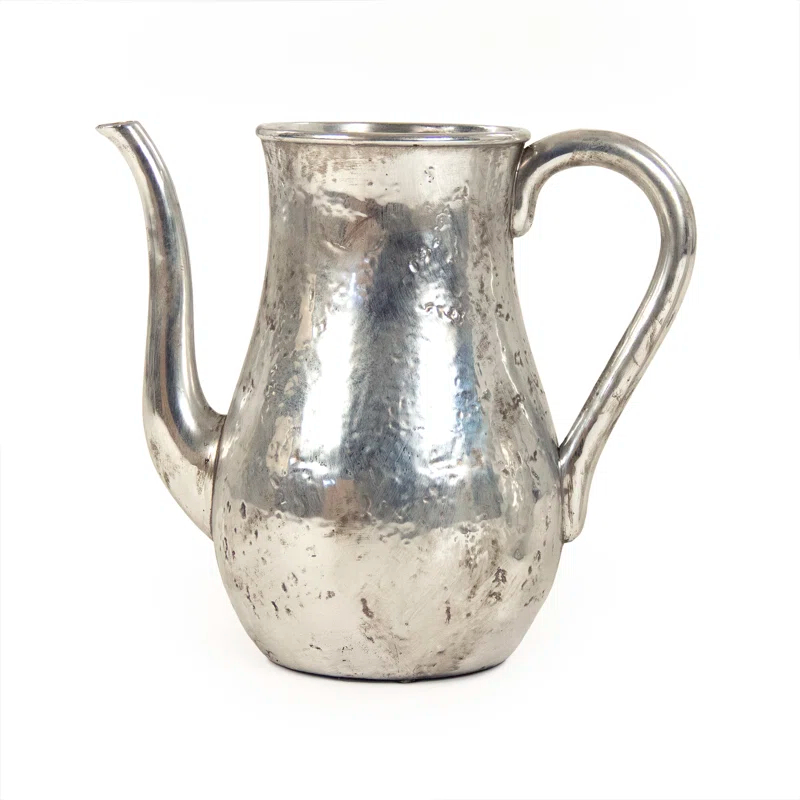 Distressed Metallic Pitcher