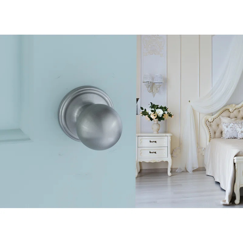 Ball Passage Door Knob with Round Rosette