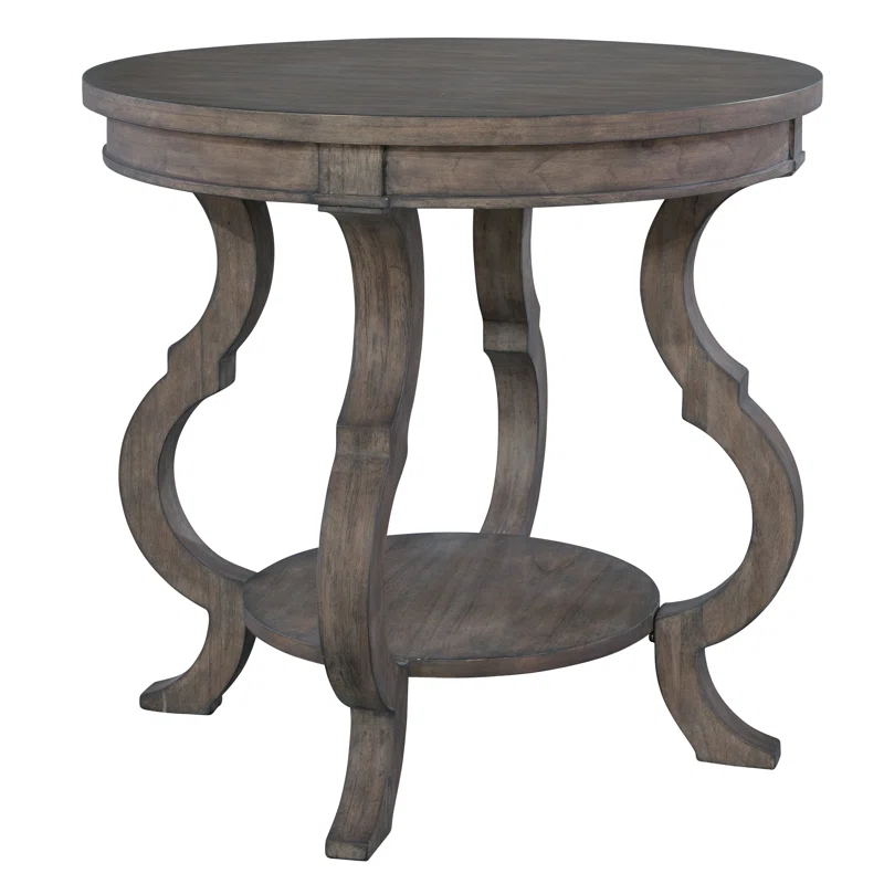 Hekman Round Lamp Table With Shaped Legs 23506 Lincoln Park