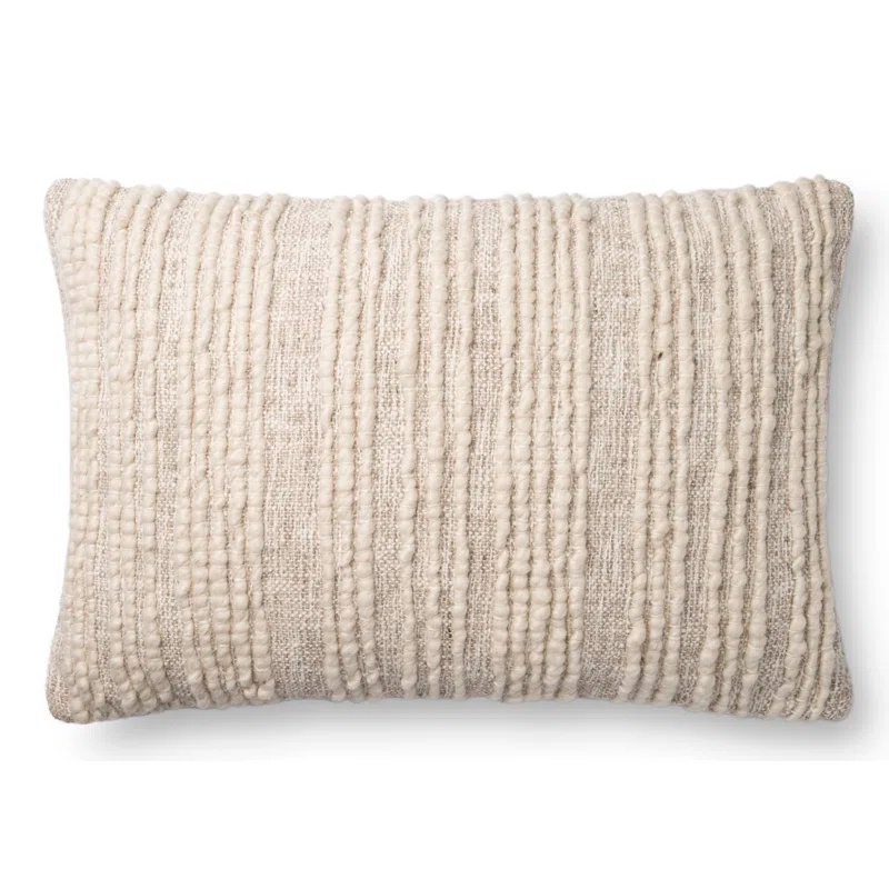 Sagitta Wool Blend Lumbar Rectangular Pillow