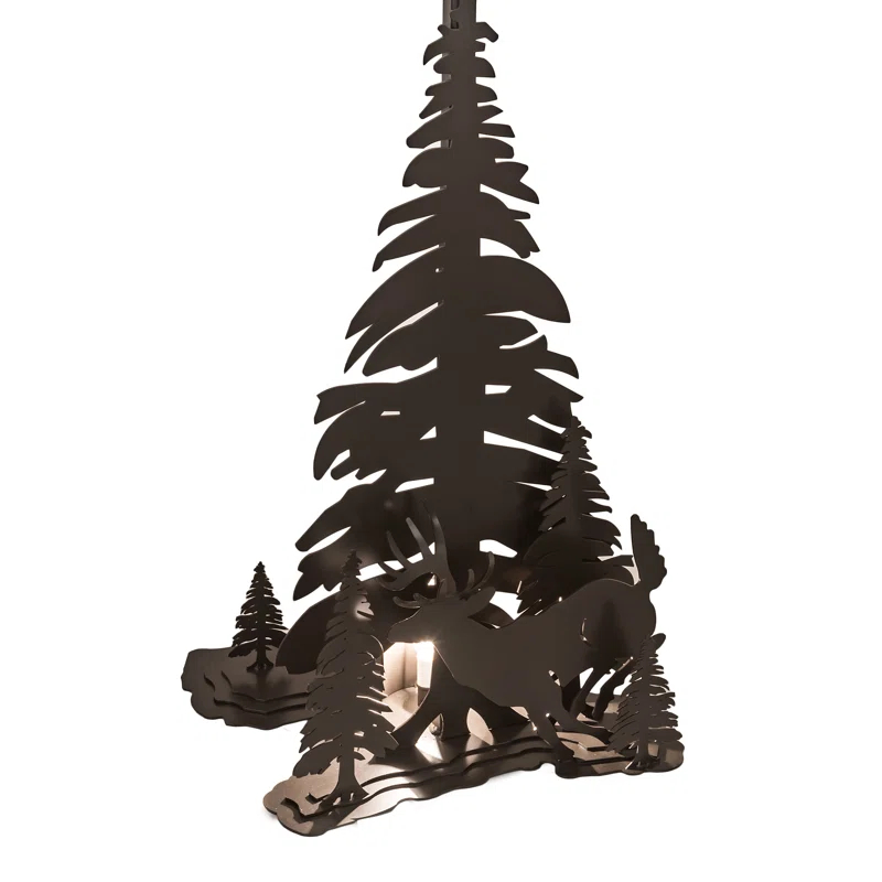 Rustic Lodge 77'' Timeless Bronze Novelty Floor Lamp