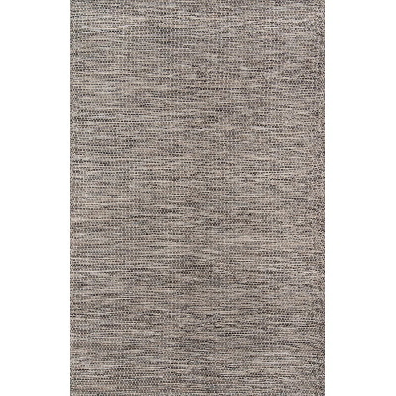 Momeni  Mesa Hand Woven Wool Contemporary Abstract Area Rug Natural Black 3' 6" x 5' 6" 4' x 6' Indoor,Accent,Handmade Brown Rectangle