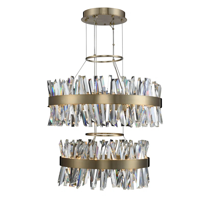 Allegri by Kalco Lighting Glacier 1 - Light LED Unique/Statement Pendant
