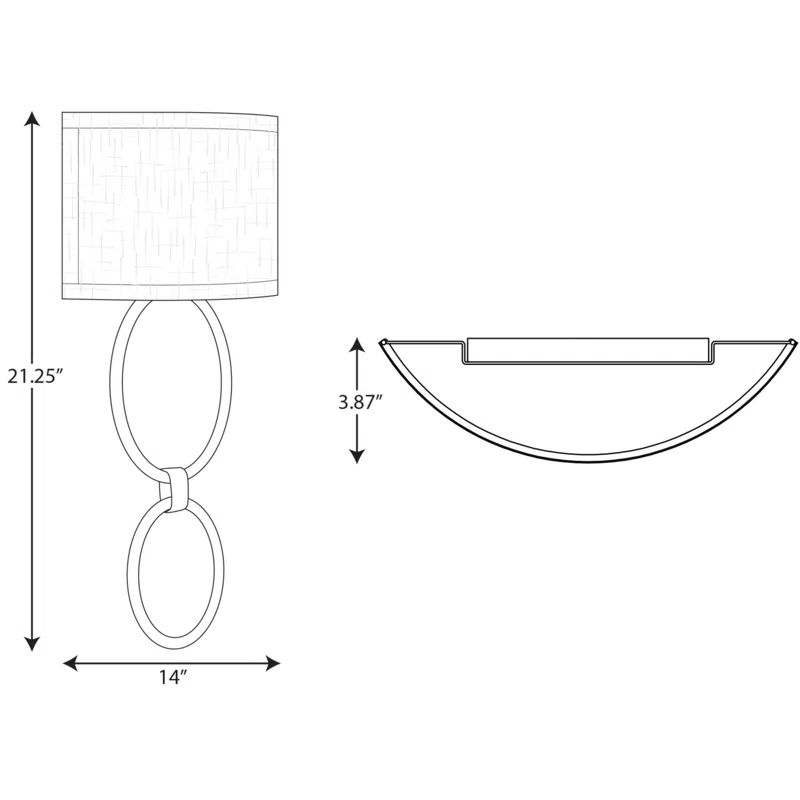 Everly Quinn Hardcastle Flush Mounted Sconce