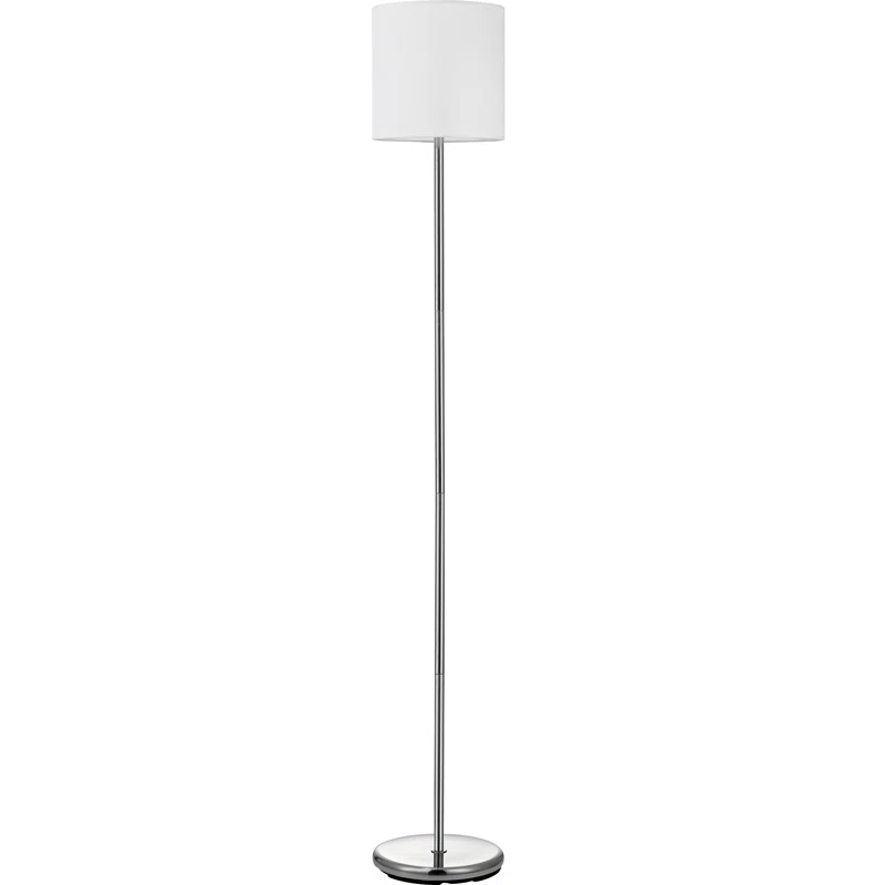 Lorell 65'' Nickel Traditional Floor Lamp