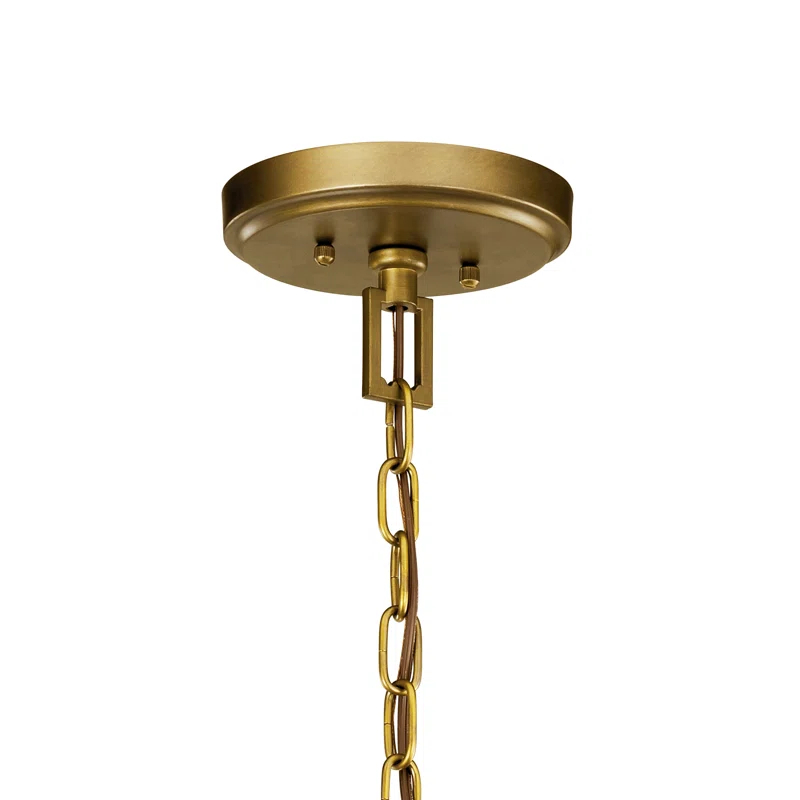 8 - Light Dimmable Geometric Chandelier