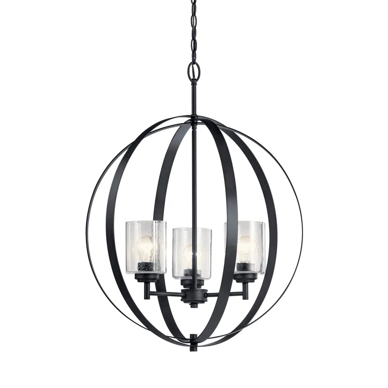 Kichler Lighting Winslow 3 - Light Dimmable Geometric Chandelier
