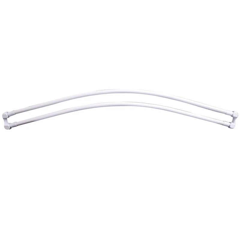 66'' Curved Fixed Shower Curtain Rod