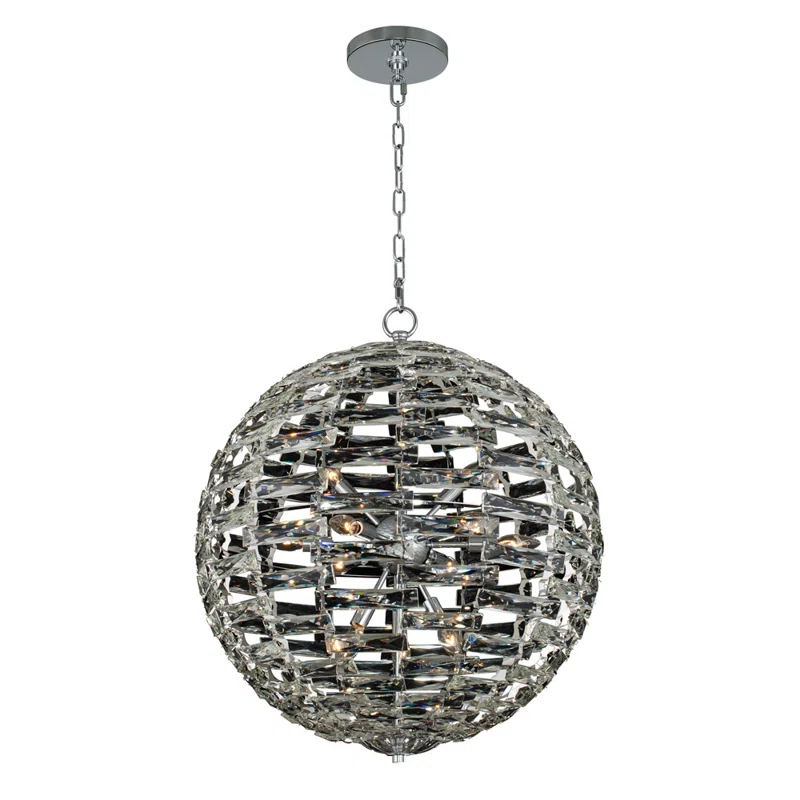 Allegri by Kalco Lighting Alta 16 - Light Polished Chrome Unique/Statement Pendant