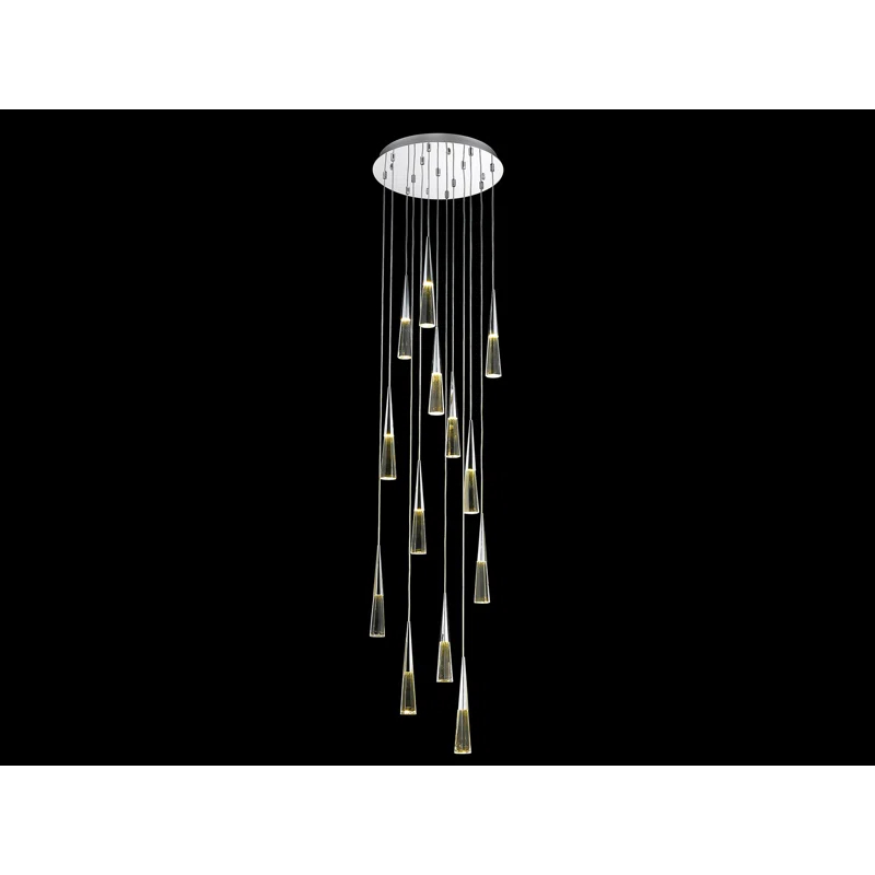 Avenue Lighting Encino 13 - Light Dimmable Tiered Chandelier