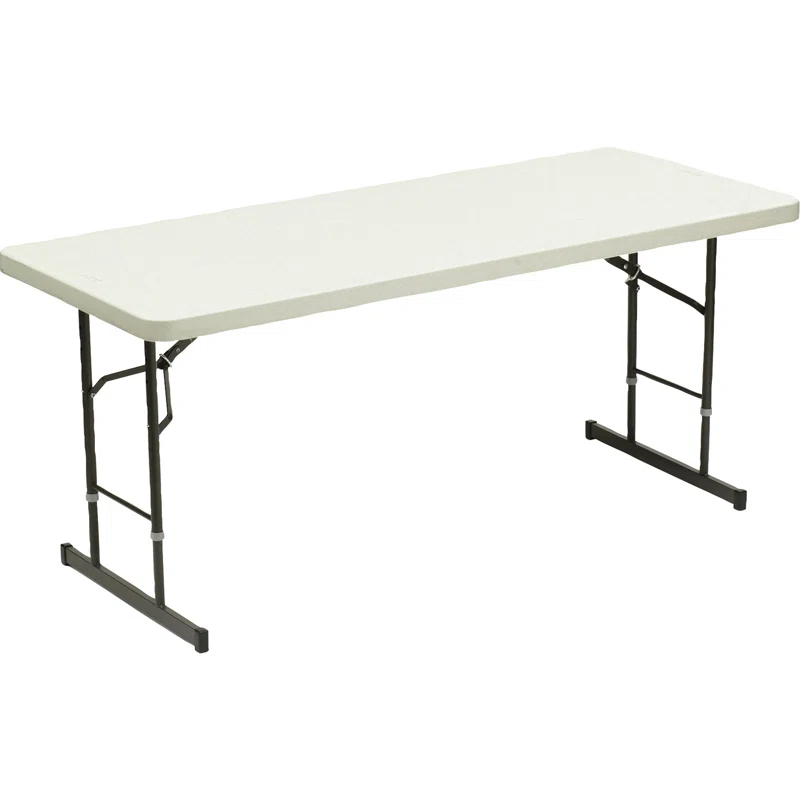 Iceberg Enterprises Iceberg Adjustable Height Folding Table 72'' Rectangular Adjustable Folding Table