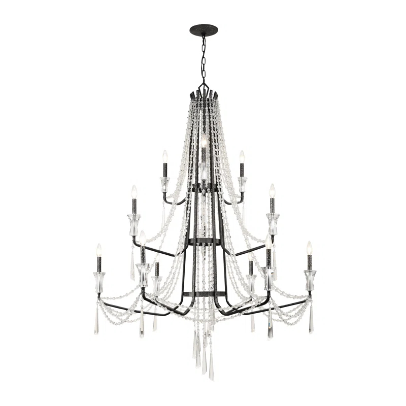 Varaluz Barcelona 12 - Light Dimmable Classic / Traditional Chandelier