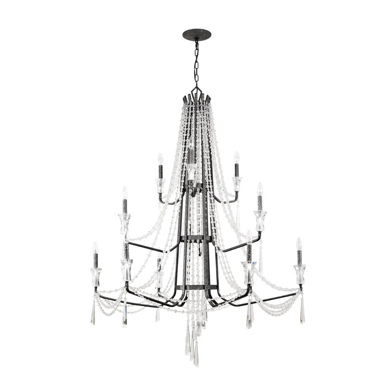 Varaluz Barcelona 12 - Light Dimmable Classic / Traditional Chandelier