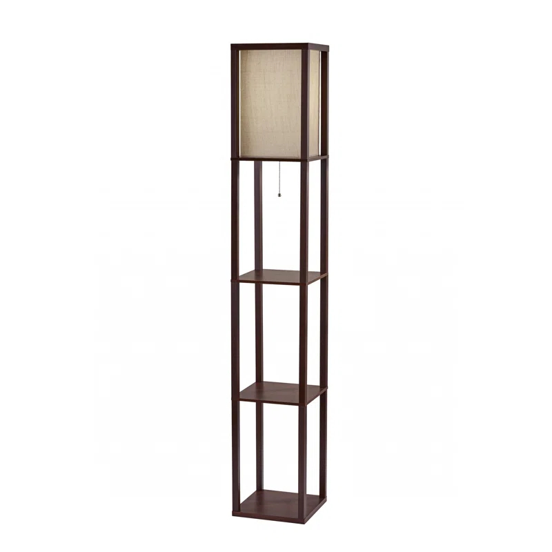 ZeaZu 63'' Column Floor Lamp with Outlet