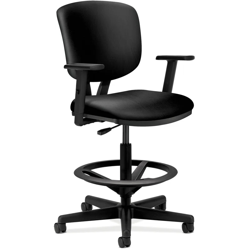 HON® Volt Series Mid-Back Genuine Leather Drafting Chair