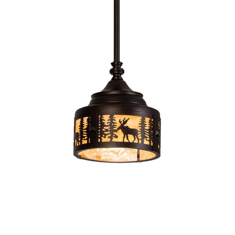 Rustic Lodge 1 - Light Single Pendant