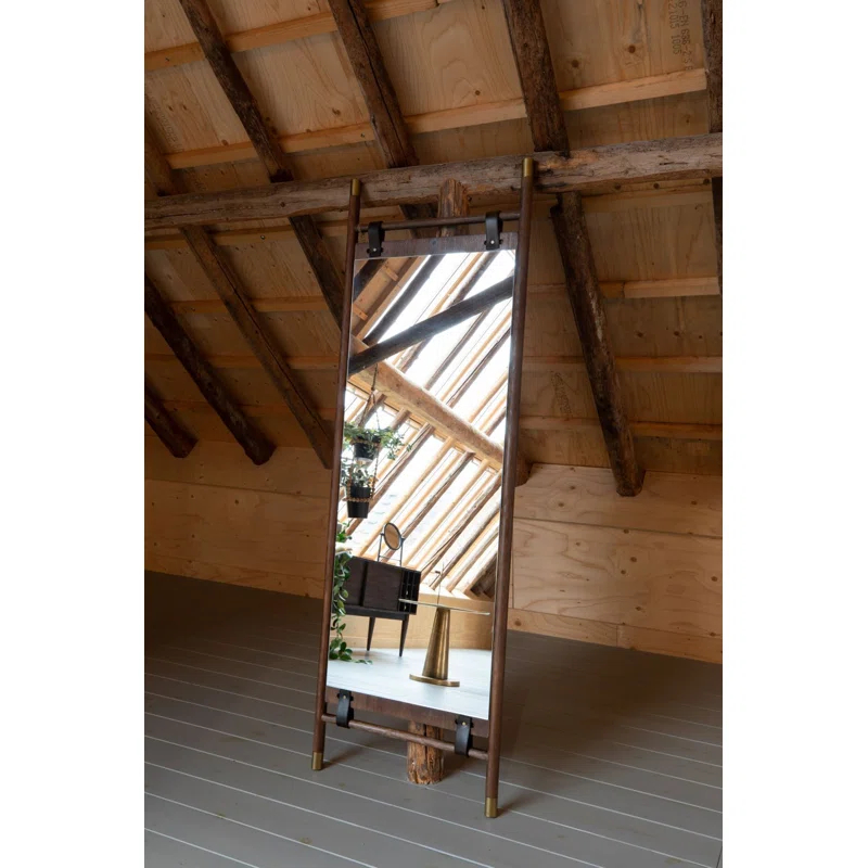 Dutchbone Riva Rustic Beveled Full Length Mirror | Wayfair