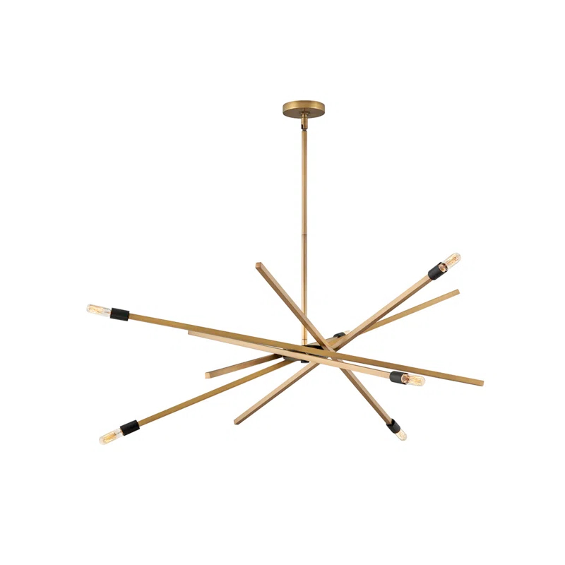 Archer 6 - Light Sputnik Modern Linear Chandelier