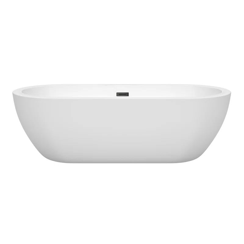 Soho 72'' x 31'' Freestanding Soaking Acrylic Bathtub