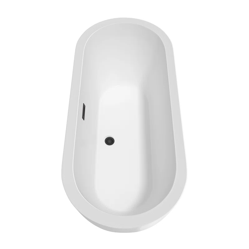 Soho 72'' x 31'' Freestanding Soaking Acrylic Bathtub