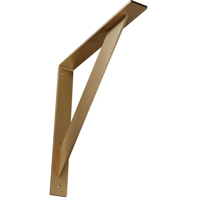 Ekena Millwork Traditional H 2'' W D Metal Bracket / Corbel