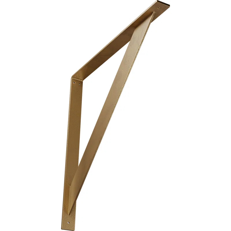 Ekena Millwork Traditional H 2'' W D Metal Bracket / Corbel