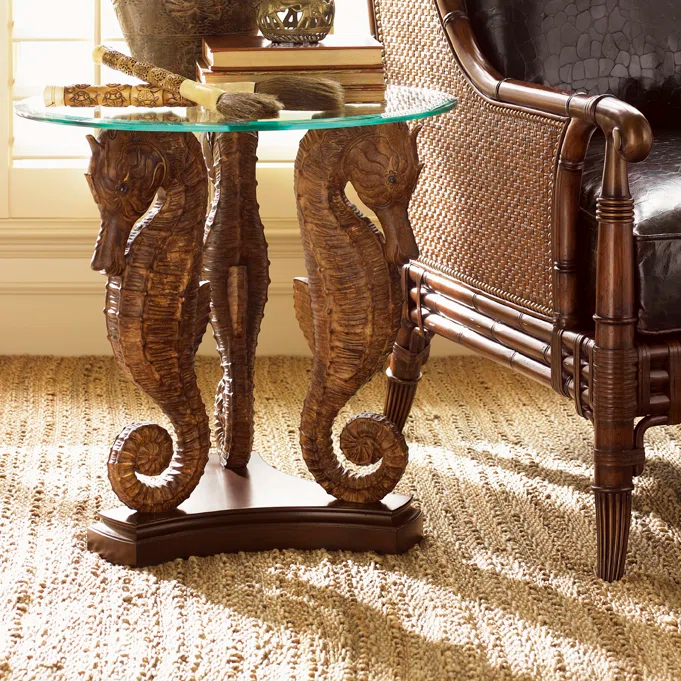Royal Kahala Landara Sea Horse Lamp Table