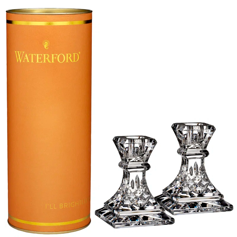 Waterford Giftology Lismore Candlestick 4 in, Orange Box & Reviews | Wayfair