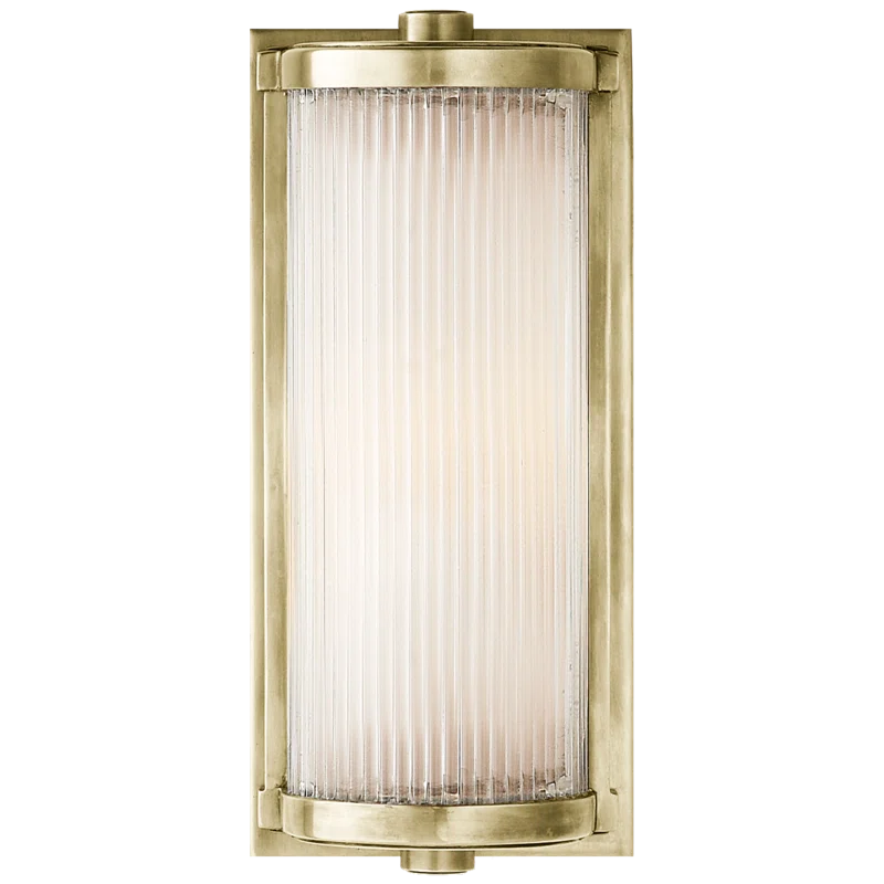 Antique Nickel 10.75'' Outdoor Dimmable Direct Wired Sconce