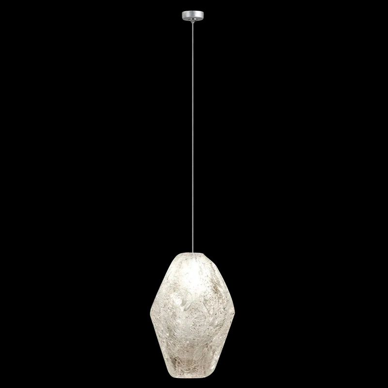 Fine Art Handcrafted Lighting Natural Inspirations 4.5" Round Drop Pendant Light