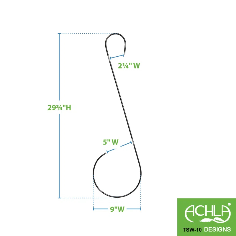 Metal Hook Plant Stand (Set of 2)