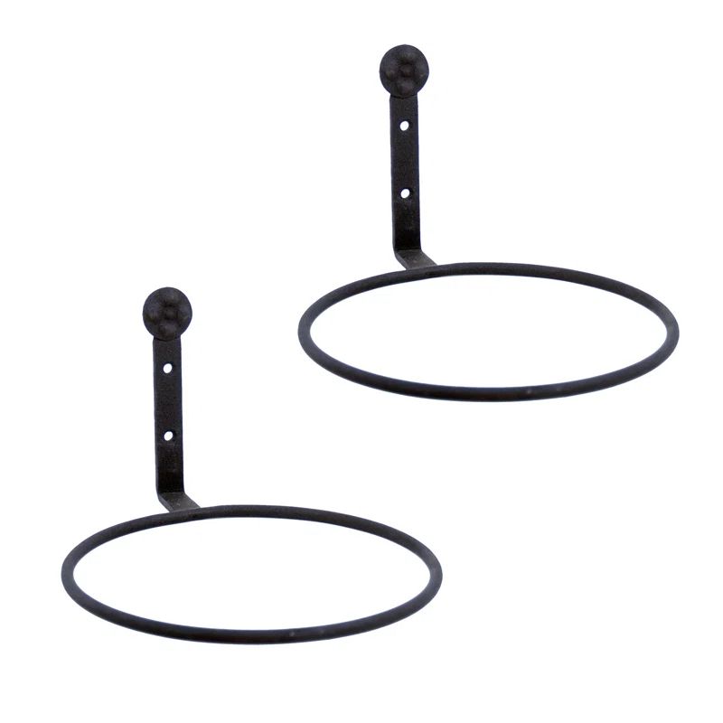 Metal Weather Resistant Bracket Plant Stand (Set of 2)