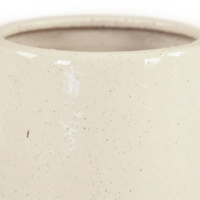 Zentique Ceramic Vase with Distressed Glazed Finish